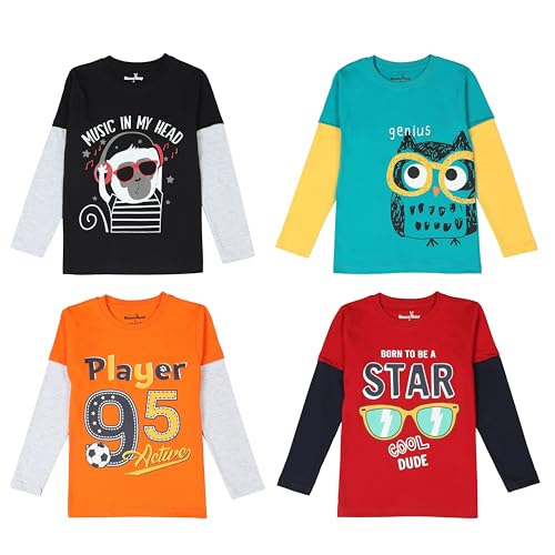 Image of NammaBaby Baby Boys Cotton Regular Fit T-Shirt