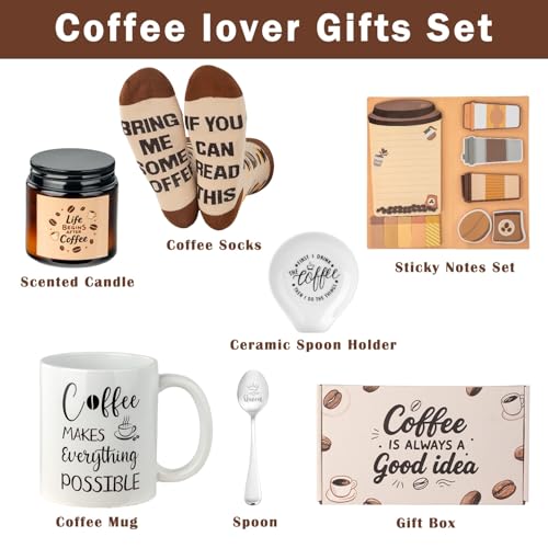 Coffee Lover Gift Basket Set