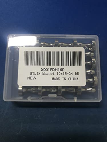 Btlin BTLIN-10X15MM-24 Small Fridge Magnets Strong, Mini Metal Magnetic Push Pins For Kitchen Refrigerator Magnetic Board Whiteboard Office 24Pack thumb #8