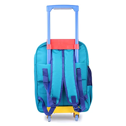 Buy Bags Bazar Polyester Cartoon Printed Children's Rolling Luggage