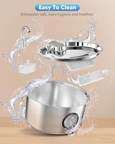 Fuente de agua para gatos con bomba de repuesto miniatura 5