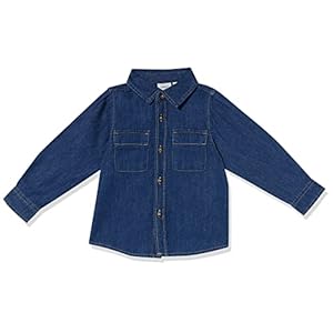 NAME IT NMMBAKIM LS DNM SHIRT CAMP jongens Overhemd (1-Pack)