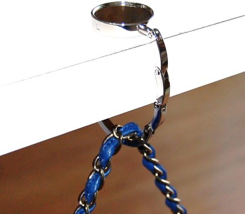 Vista 5 de Cosmos 5 Pcs Foldable Glossy Handbag Bag Purse Hanger Hook Holder