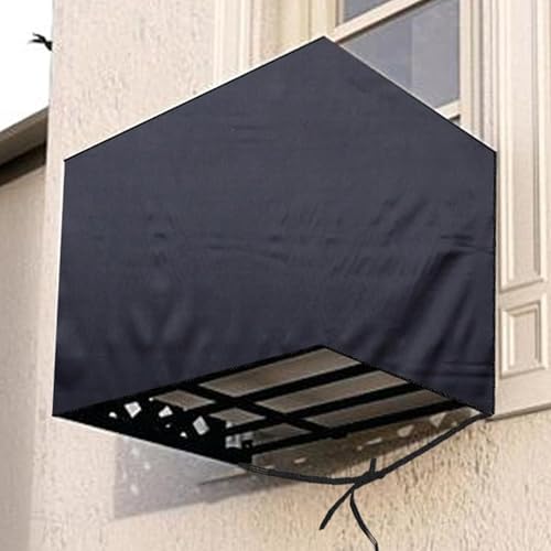 Image of CU Click Unique || Polyester Window Ac Cover For 1.5 Ton Capacity Window AC | All Weather Cover /Dustproof /Water Resistant (Black) (Blue, 1.5Ton)