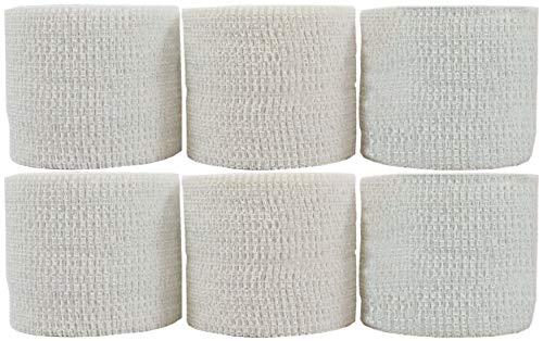 Powerflex 2" Stretch Athletic Tape - 6 Rolls, White