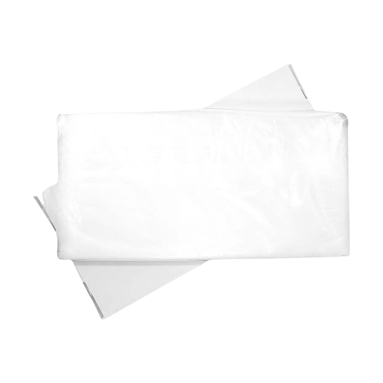 100 protectores de maquillaje desechables para cubrir la cara y la ropa, para mujeres y niñas