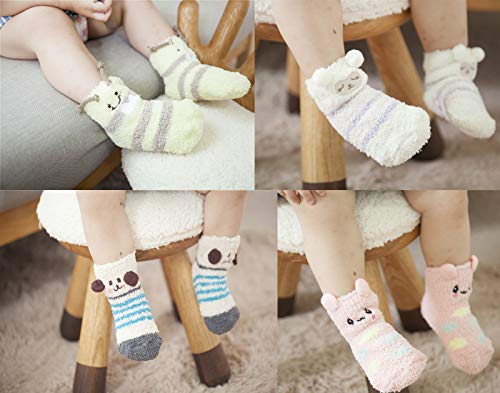 Z-Chen 6 Paia di Calzini Antiscivolo Termici Calze...