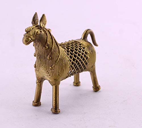 Statue de cheval en laiton pour décoration d'intérieur ou cadeau Cover