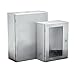 Hoffman CSD16126WSS Wall-Mount NEMA 4X Enclosure with Window, Type 304 Stainless Steel, 16.00" x 12.00" x 6.00"