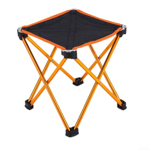 Silla plegable multiusos ideal para todas tus aventuras al aire libre, desde pesca hasta jardinería (dorado)