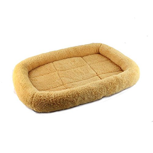 Wuudi Grand panier pour animaux de compagnie - Lit pour grands chiens - Coussin lavable avec housse amovible - Rembourrage en coton doux - Canapé rembourré pour chien