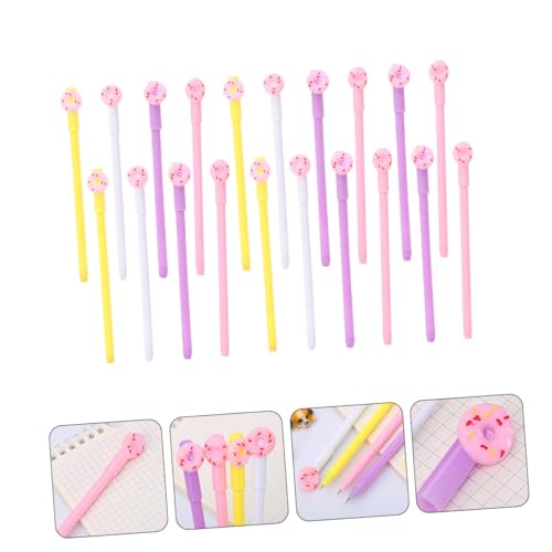 Zerodeko 20 bolígrafos de tinta gel donut dibujos animados miniatura 7