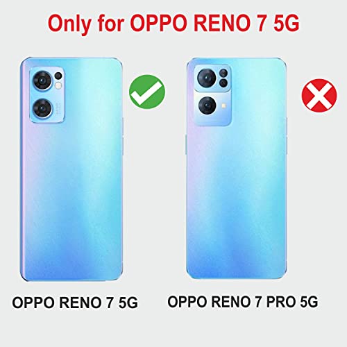 Image of Compatible with Oppo Reno 7 5G Flip Cover | Leather Finish | Inside Pockets & Inbuilt Stand | Shockproof Wallet Style Magnetic Closure Back Cover Case