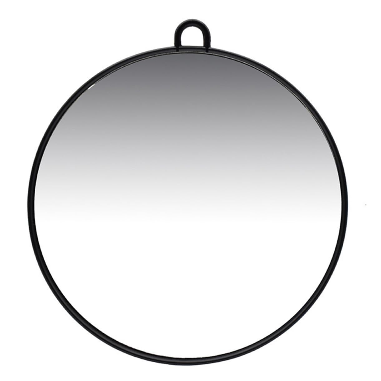 Miroir rond à main noir pour coiffeur et usage quotidien à domicile iplusmile