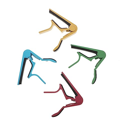 UPKOCH 4piezas Clip De Afinación Para Ukelele Accesorios De Aluminio Para Guitarra Por Conjunto Pinzas...