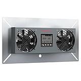 Abestorm Crawlspace Ventilation Fan, Crawl space Ventilator Fan with Humidistat, Temperature Controller, Moisture Reducing, for Crawl Spaces Garage Attic Hydroponics Grow Tents, 240CFM (Air-out)