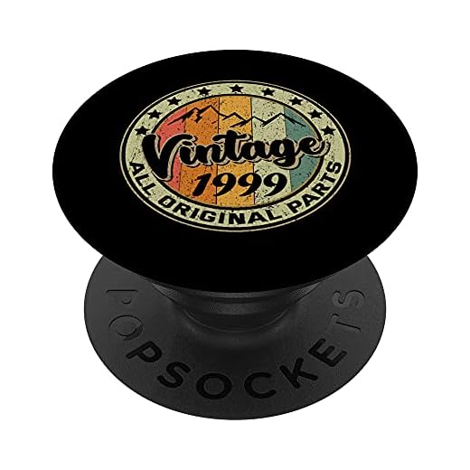 Vintage 1999 Retro 24 Años Regalo 24 Cumpleaños PopSockets PopGrip Intercambiable