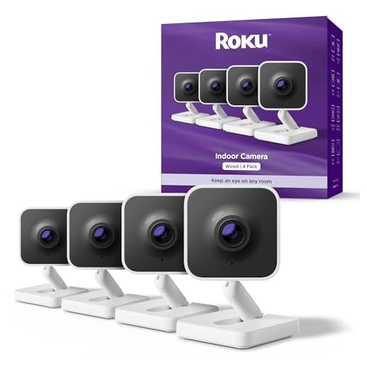 Roku Indoor Camera 4-Pack Kit