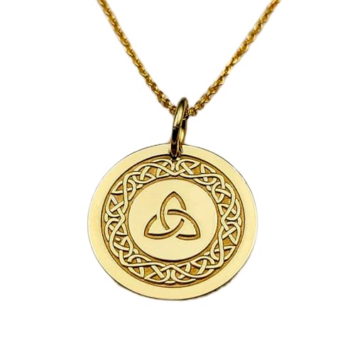 Collier Triquetra en argent symbole irlandais à offrir