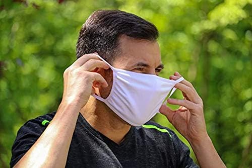 Miniatura 4 de Simpli-Magic - Máscara facial reutilizable, 50 unidades (paquete de 1), color blanco