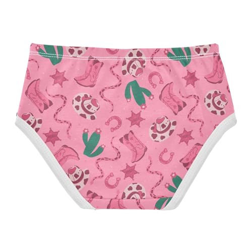 Little Girl Underwear Toddler Panties Kids Undies Cowboy Boots Soft Cotton Briefs 2T-8Y2