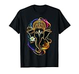 Hindu Ganesha Puja Elephant God India Meditation Yoga Murti T-Shirt
