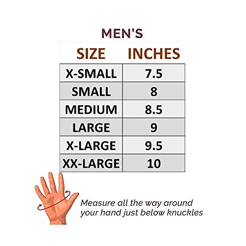 Image of Riparo Men's Leather Driving Gloves - Genuine Cowhide Full-Finger Gloves for Driving & Motorcycle Riding - Breathable Perforated Motorsport Style