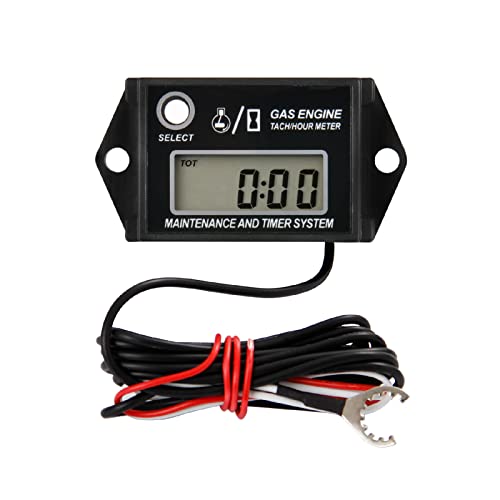 Yooreal Digital Small Engine RPM Gauge Meter