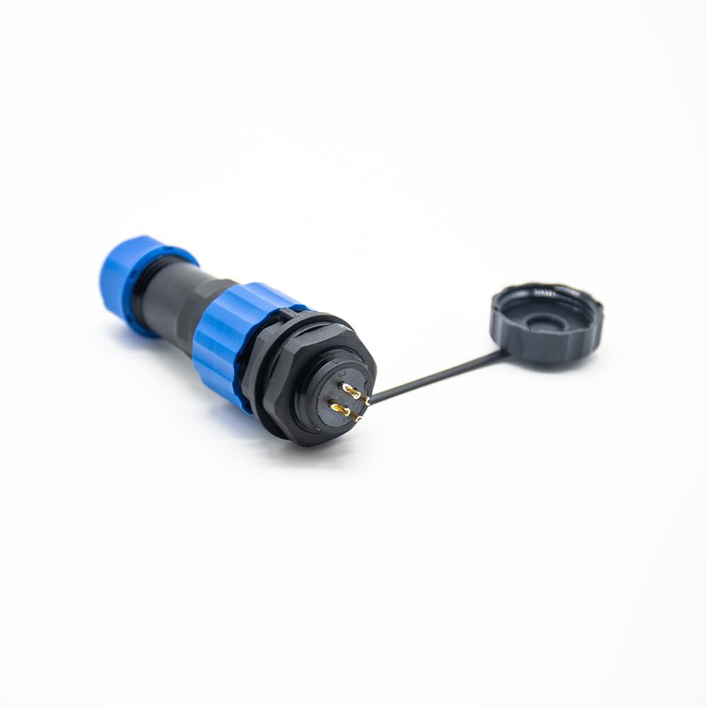 Elecbee Connettore di saldatura SP17 4 poli, IP68 connettore maschio spina e femmina presa 4 poli SP17 4 pin impermeabile cavo satellitare connettore utilizzato per lampade esterne 250V 5A