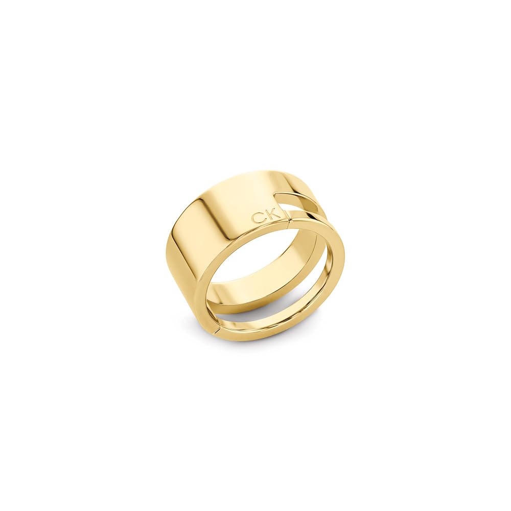Calvin Klein Anillo para Mujer Colección GEOMETRIC ESSENTIALS de Acero inoxidable - Disponible en Plateado o Dorado