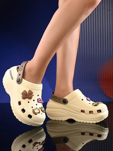 Image of DOCTOR HEALTH SUPER SOFT Women's Cartoon Charm Clogs | Lightweight EVA Slip-On Sandals | Breathable Anti-Slip Casual Garden Shoes for Boys Girls Indoor Outdoor Everyday Wear