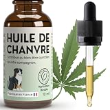 Huile de Chanvre pour Chiens & Chats | Complément Alimentaire Calme & sérénité | Pressée à Froid | Riche en Oméga 3 & 6 | 100% Naturelle sans THC | Fabriquée en France | 10ml | Laboratoire Terosmose