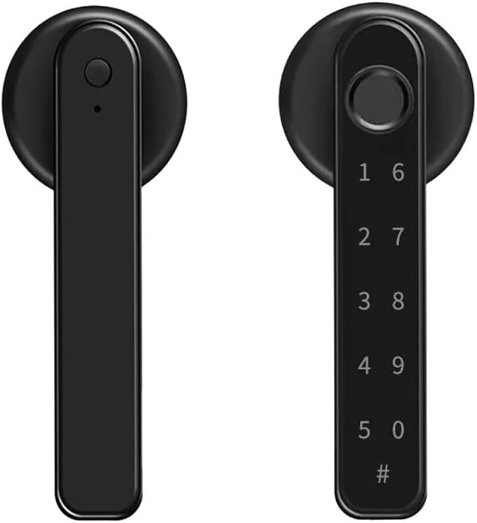 DUYHBAWRS-007 Smart Lock Fingerprint Password Lock Electric Biometrics Code Number Single Latch Door Lock