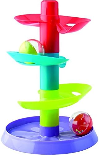 Dreambeans Baby Multicolour Spiral Fun and Rolling Ball Tower for Tiny Toddlers