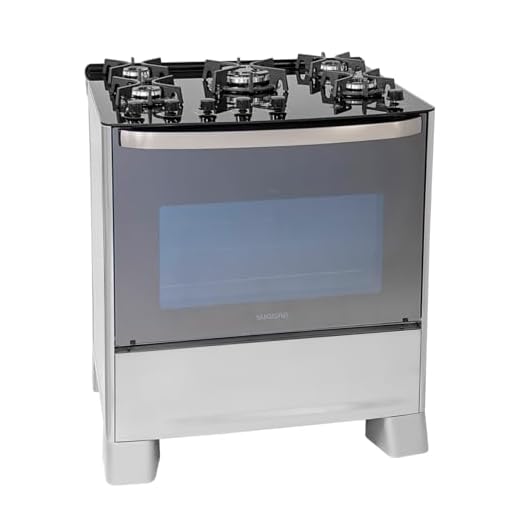 SUGGAR FOGÃO MASTER GRILL PRATA MESA DE VIDRO 5 BOCAS TRIPLA CHAMA GRILL 220V TREMPE FERRO FUNDIDO ACENDIMENTO SUPERAUTOMÁTICO FGVMTG512PRIX