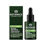 Botanics Organic Hydrating Face Oil - Nourishing Daily Facial Oil with Argan & Rosehip - Lightweight, Non-Greasy Formula for Dry & Sensitive Skin - Vegan & Cruelty-Free (0.84 Fl Oz)