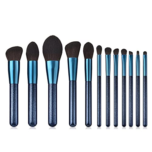メイクブラシセット 12ピースメイクブラシツールセット化粧品パウダーファンデーションブラッシュアイシャドウブレンドフェイスメイクアップブラシ