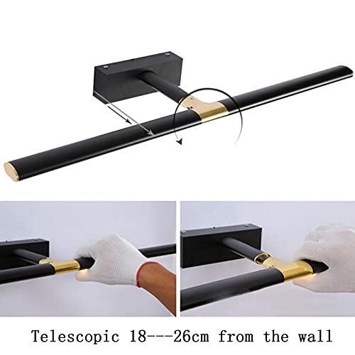 Iluminación de tocador impermeable en aluminio con brazo extensible moderno 5