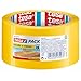 Price comparison product image tesapack Secure and Strong  yellow packaging tape with sealing effect for a safe transport route