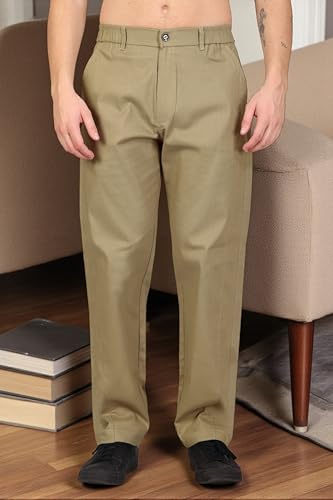 Image of RynoGear Linen Cotton Blend Casual Pants for Men || Trousers for Man || Pants for Man