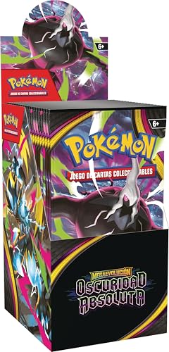 Pokémon: Expositor de Sobres de Mejora de Megaevolución-Oscuridad Absoluta (18 Sobres de Mejora)