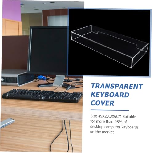 Cubierta antipolvo para teclado de acrílico lavable y resistente al agua Gatuida 3