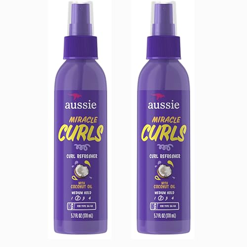 Aussie Miracle Curls Refresher prise maximale spray de 170 ml lot de 2