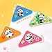 10pc Cute Panda Triangle Clip Student Multi Functional Book and Exam Paper Corner Clip Storage and Organizing Clip-Mengxi Bamboo Garden