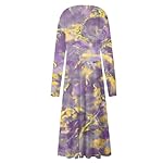 Womens-Fall-Dresses-2023-Autumn-and-Winter-Casual-Fashion-V-Neck-Long-Sleeve-Floral-Print-Dress-S-2XL