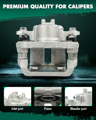 Image of SCITOO 19B2929A Rear Left Disc Brake Caliper w /Bracket Fit For Honda For Ridgeline 2006-2014