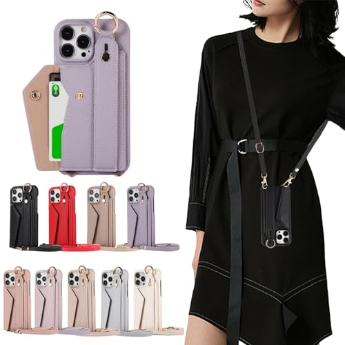 Carambola �X�}�z�P�[�X Xperia 5III �p�P�[�X �V�����_�[ �J�[�h����t�� �x���g�t�� �΂ߊ|�� ������� �o���h�t�� �����h�~ �ی�P�[�X(�u���b�N, Xperia 5III)