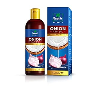 Parachute Advansed Onion Hair Oil for Hair Growth and Hair Fall Control with Natural Coconut Oil & Vitamin E – 200ml