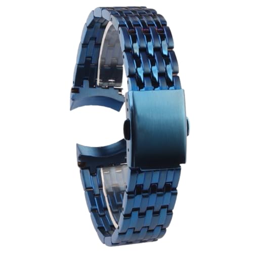 Bracelet montre homme 21mm acier pour un style élégant au bureau