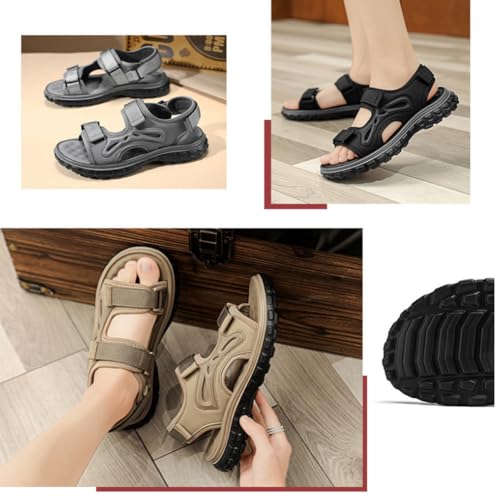 Summer men anti slip and wear resistant outdoor sports and leisure driving sandals water wading beach sandals4